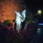 Main St Mini Park at Night